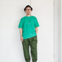 FilMelange PAT Organic Fine Pile T-Shirt Green