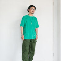 FilMelange PAT Organic Fine Pile T-Shirt Green