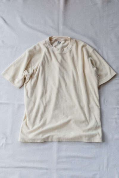 FilMelange PAT Organic Fine Pile T-Shirt Ivory
