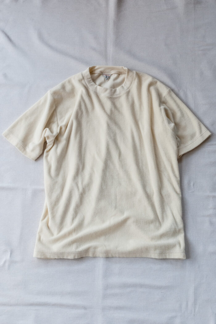 FilMelange PAT Organic Fine Pile T-Shirt Ivory