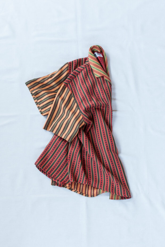 Frank Leder Vintage Fabric Edition Short Sleeve Shirt Crazy Pattern