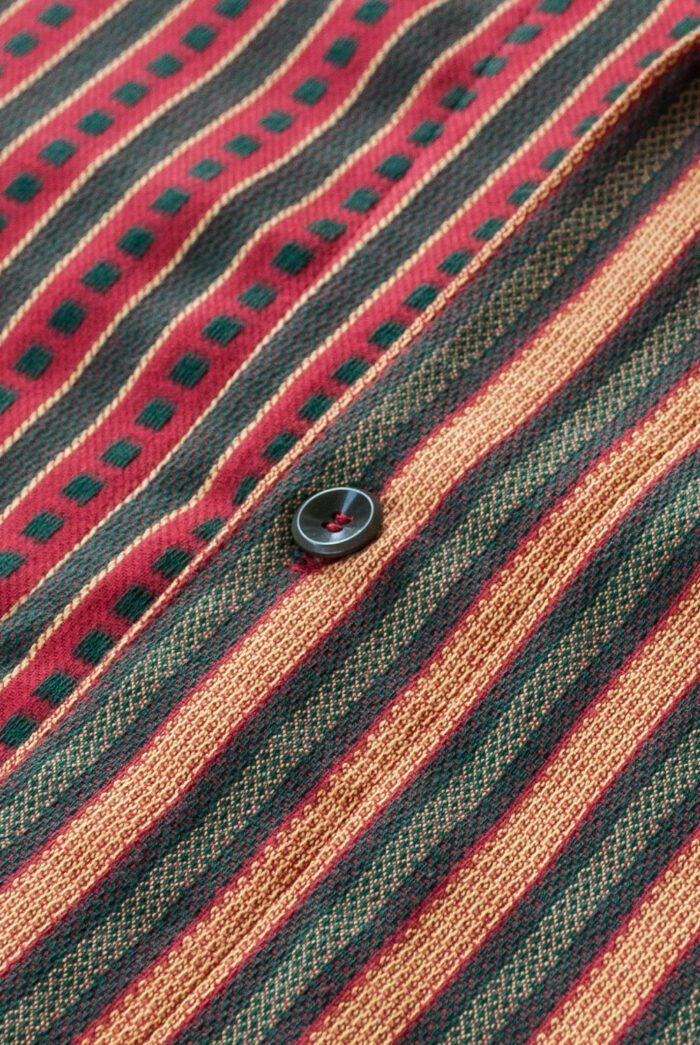 Frank Leder Vintage Fabric Edition Short Sleeve Shirt Crazy Pattern