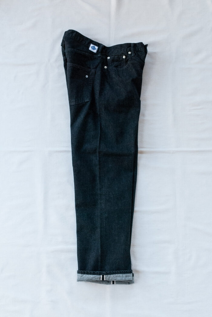 Post O’Alls No.1 Five Pocket 12 oz. Selvedge Black Denim