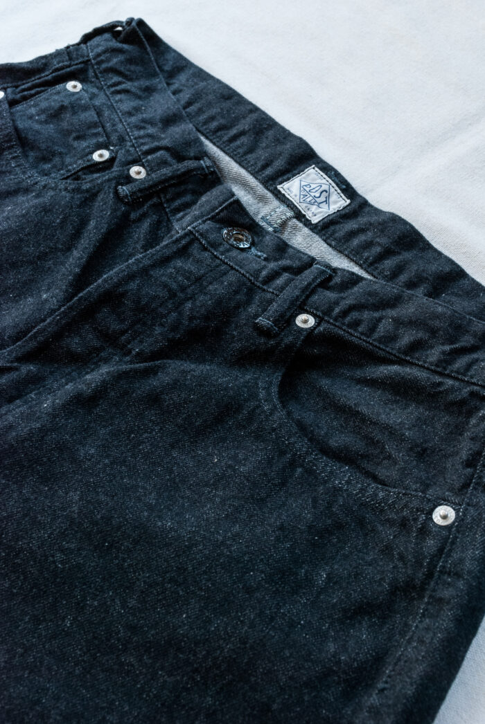 Post O’Alls No.1 Five Pocket 12 oz. Selvedge Black Denim