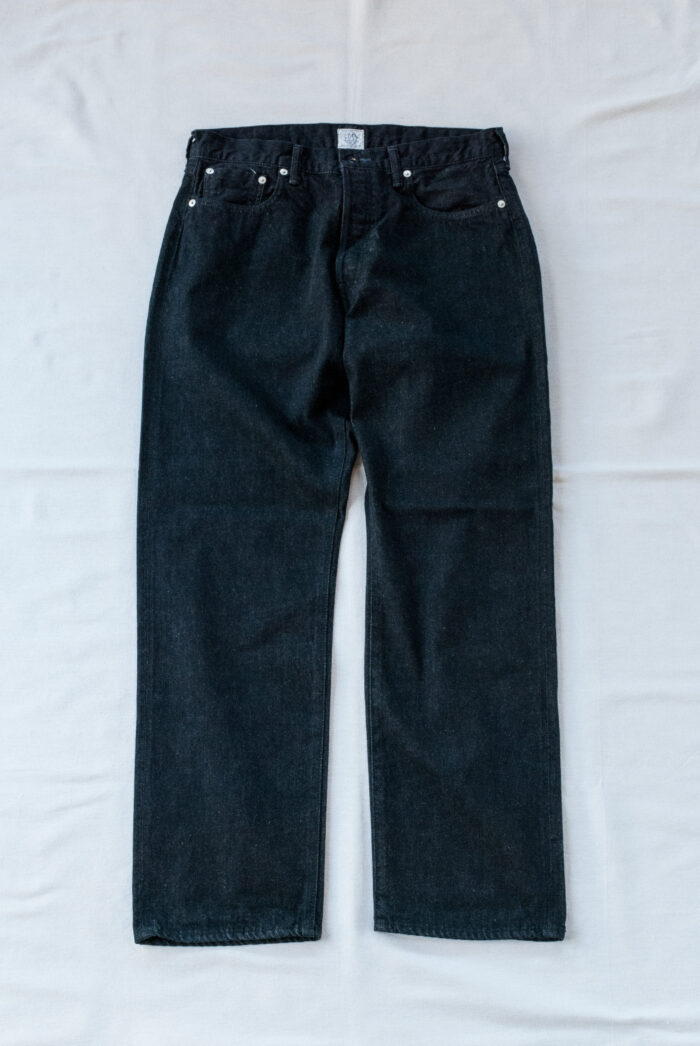 Post O’Alls No.1 Five Pocket 12 oz. Selvedge Black Denim