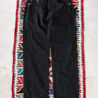 Post O'Alls No.1 Five Pocket 12 oz. Selvedge Black Denim | kado