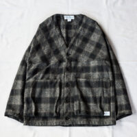 SASSAFRAS Digs Crew Carde Jacket Tweedy Cotton Check | kado〔カド