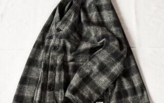 SASSAFRAS Digs Crew Carde Jacket Tweedy Cotton Check