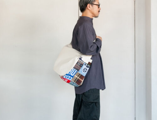 desertic Patchwork News Paper Bag / PC case