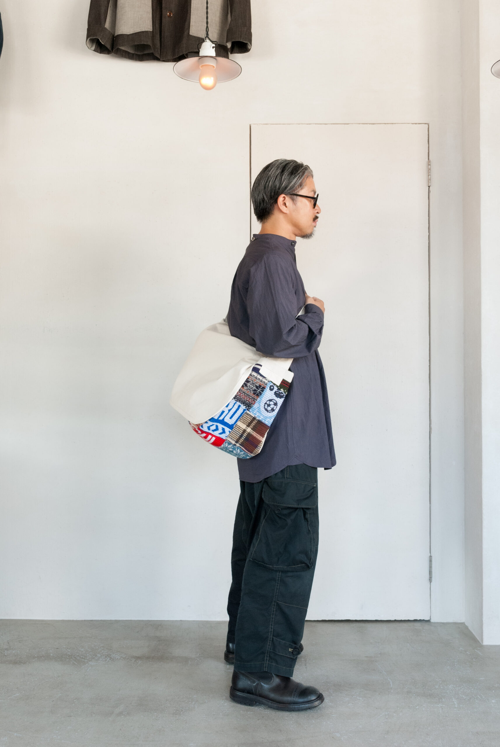 desertic Patchwork News Paper Bag / PC case