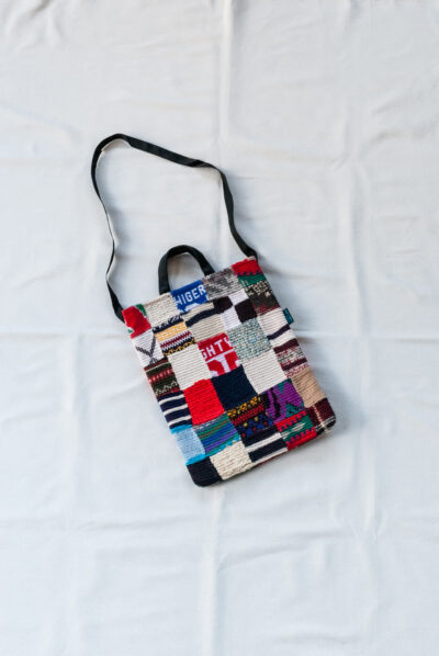 desertic Patchwork News Paper Bag / PC case