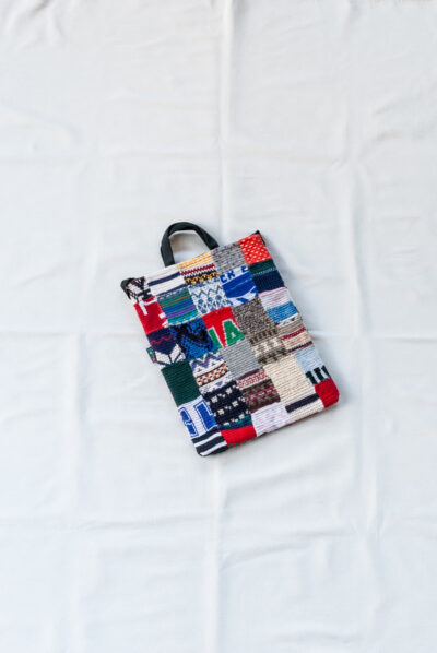 desertic Patchwork News Paper Bag / PC case