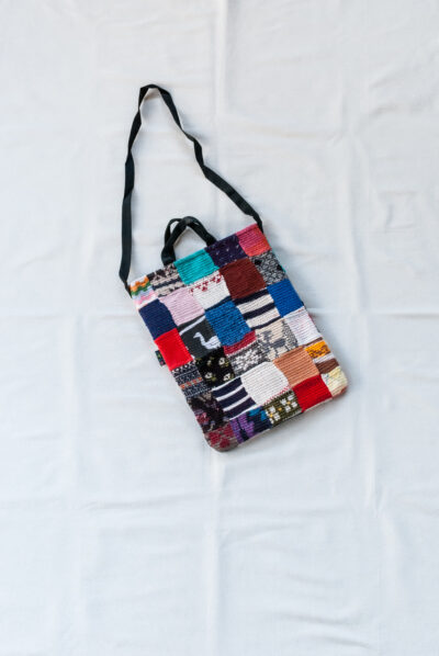 desertic Patchwork News Paper Bag / PC case