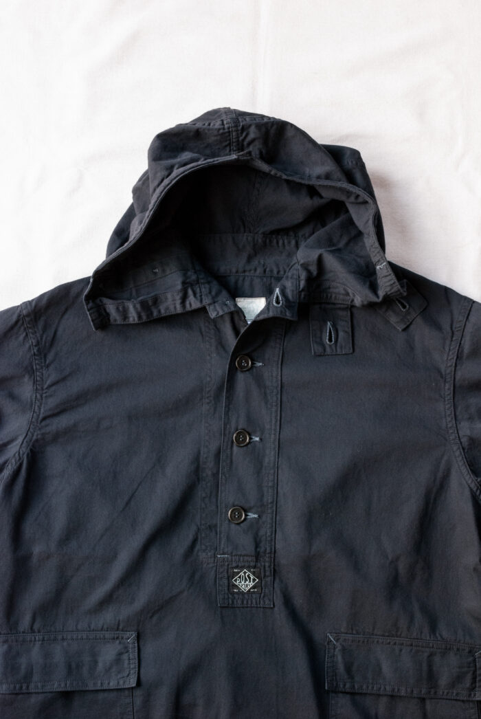 Post O’Alls Navy Parka Vintage Twill Charcoal