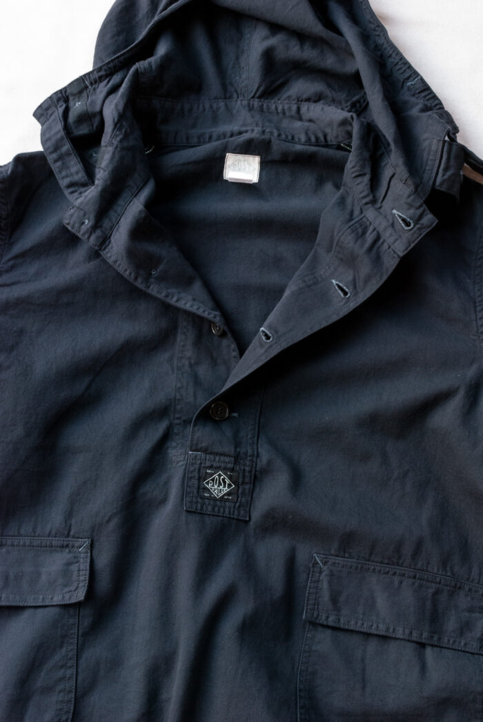 Post O’Alls Navy Parka Vintage Twill Charcoal