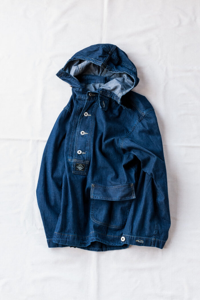 Post O’Alls Navy Parka 8oz Denim Indigo