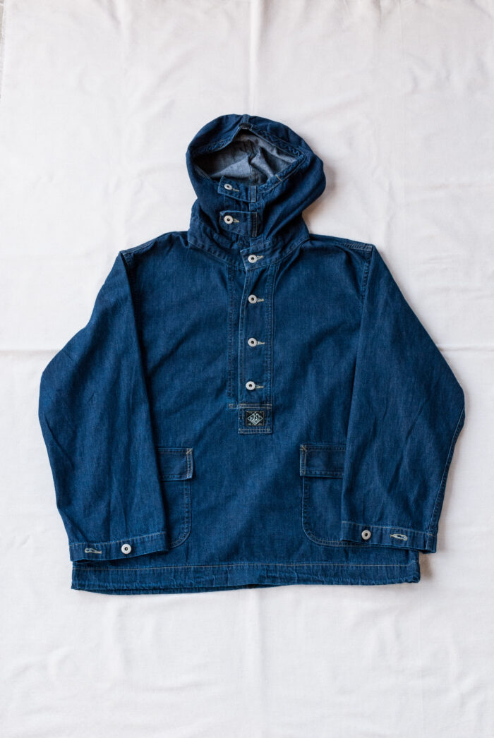 Post O’Alls Navy Parka 8oz Denim Indigo