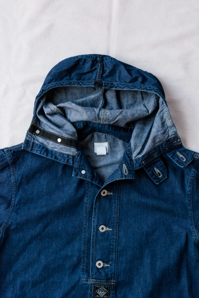 Post O’Alls Navy Parka 8oz Denim Indigo