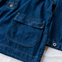 Post O’Alls Navy Parka 8oz Denim Indigo