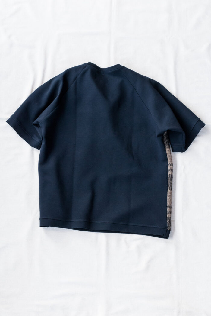 QUILP BENJAMIN Knit Tee Dead Stock Fabric Check