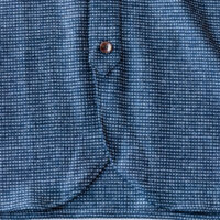 Frank Leder Blue Grey Wool Shirt