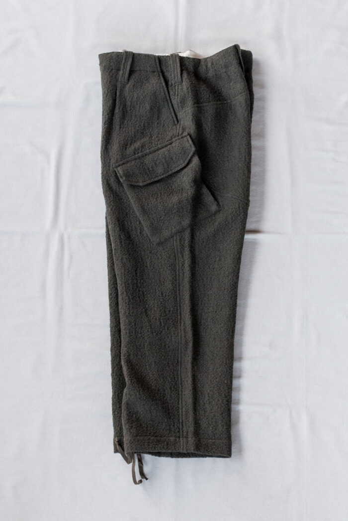 HOPPER’S BRUNCH HB-24A03 Wool Pants Olive