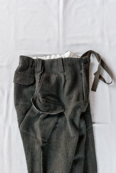 HOPPER’S BRUNCH HB-24A03 Wool Pants Olive