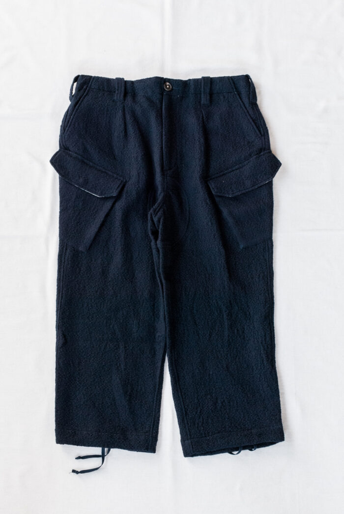 HOPPER’S BRUNCH HB-24A03 Wool Pants Navy