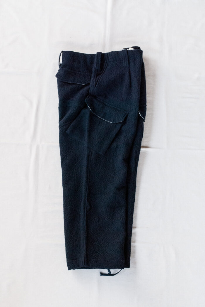 HOPPER’S BRUNCH HB-24A03 Wool Pants Navy