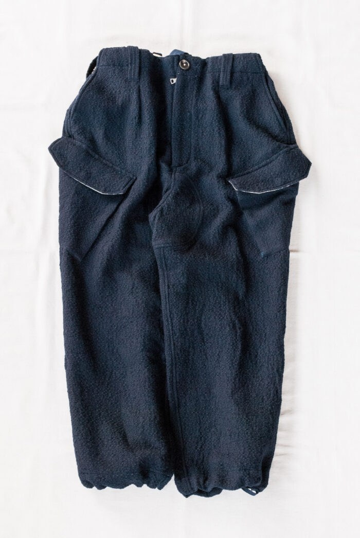 HOPPER’S BRUNCH HB-24A03 Wool Pants Navy