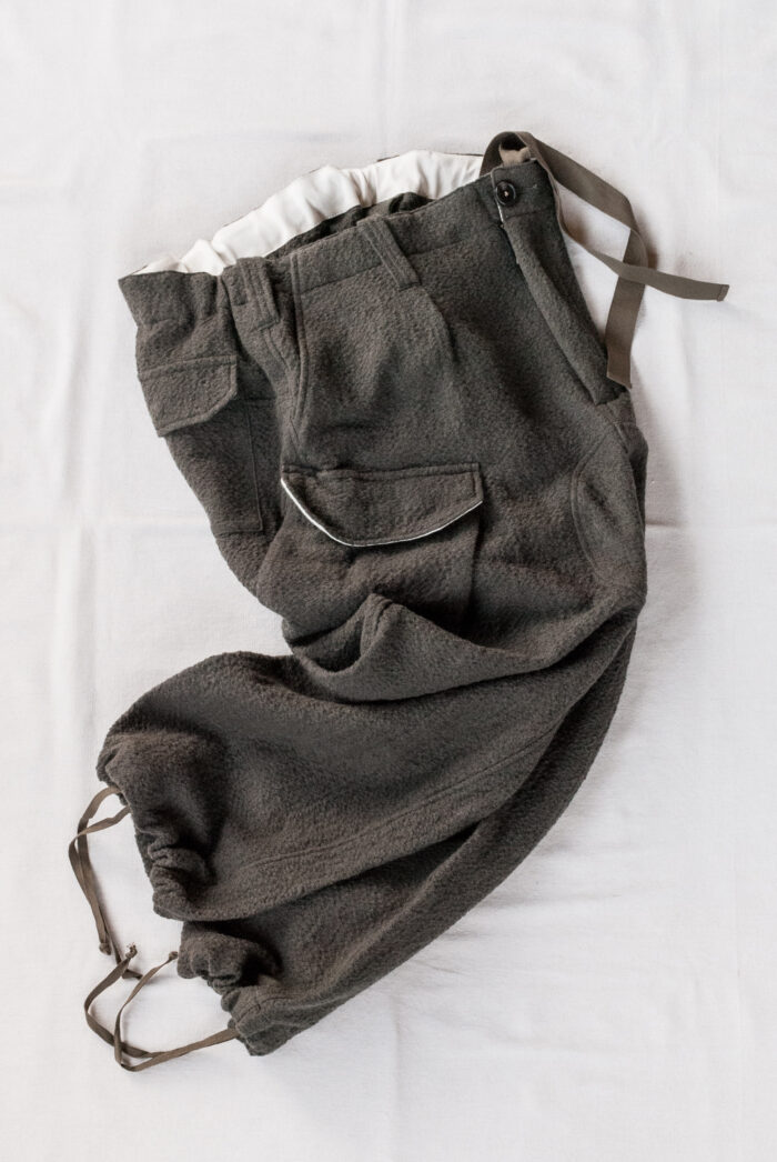 HOPPER’S BRUNCH HB-24A03 Wool Pants Olive