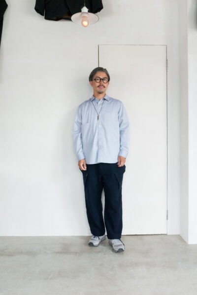 HOPPER’S BRUNCH HB-24A03 Wool Pants Navy