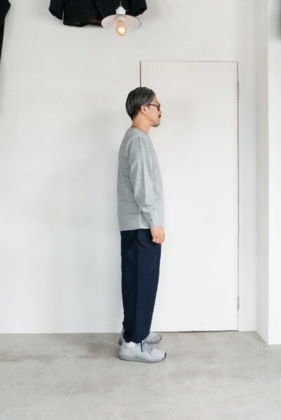 HOPPER’S BRUNCH HB-24A03 Wool Pants Navy