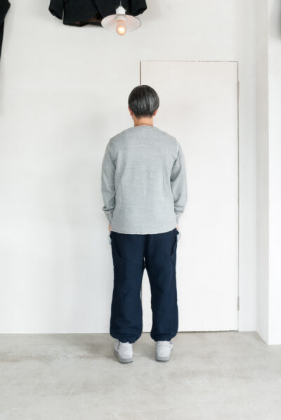 HOPPER’S BRUNCH HB-24A03 Wool Pants Navy