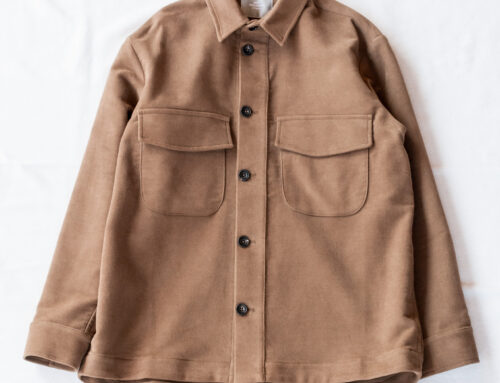 QUILP HITE Shirt Jacket Cotton Moleskin