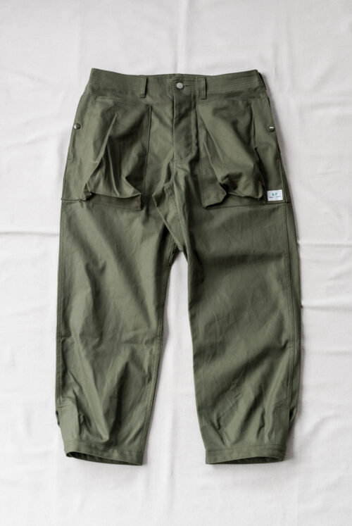 SASSAFRAS Digs Crew Pants 4/5 Cotton Duck Olive