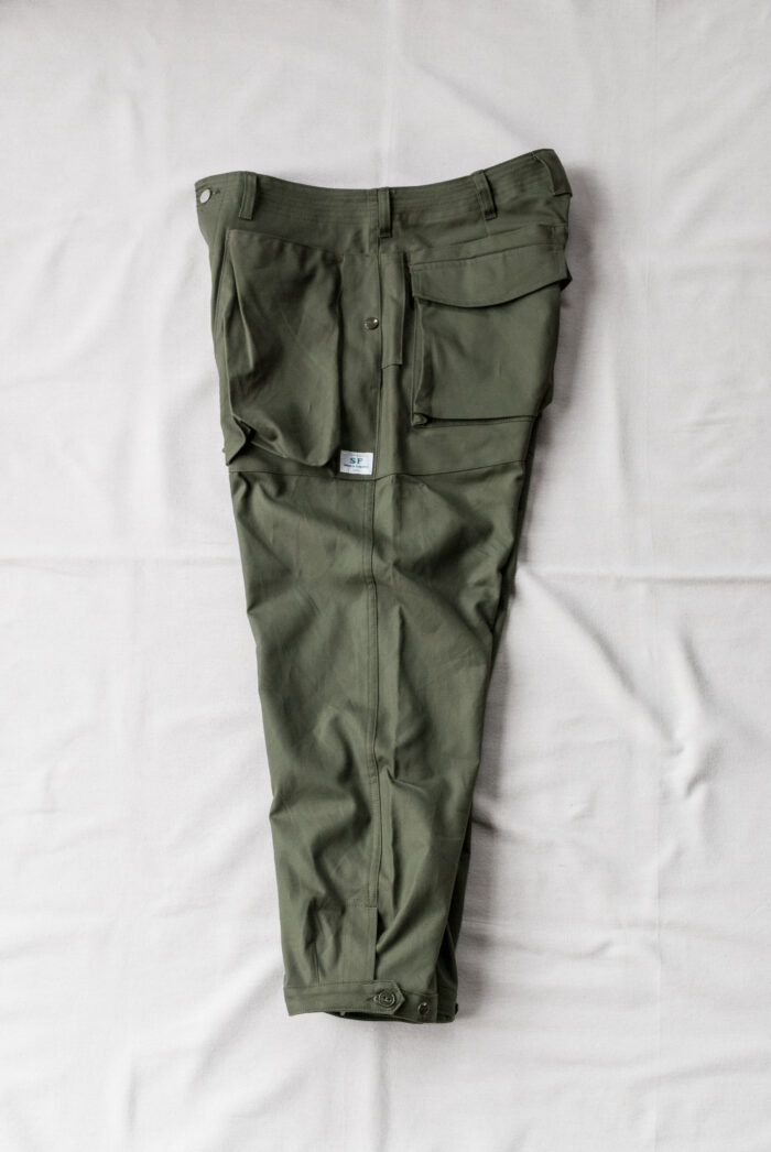 SASSAFRAS Digs Crew Pants 4/5 Cotton Duck Olive