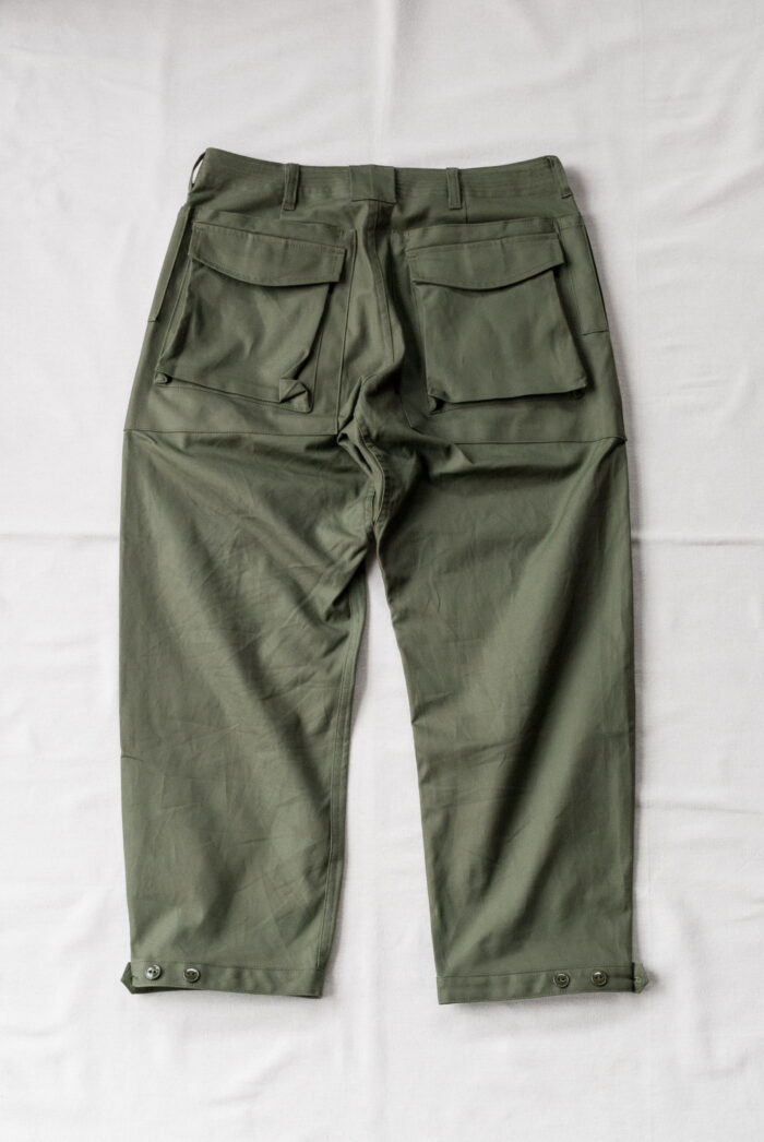 SASSAFRAS Digs Crew Pants 4/5 Cotton Duck Olive