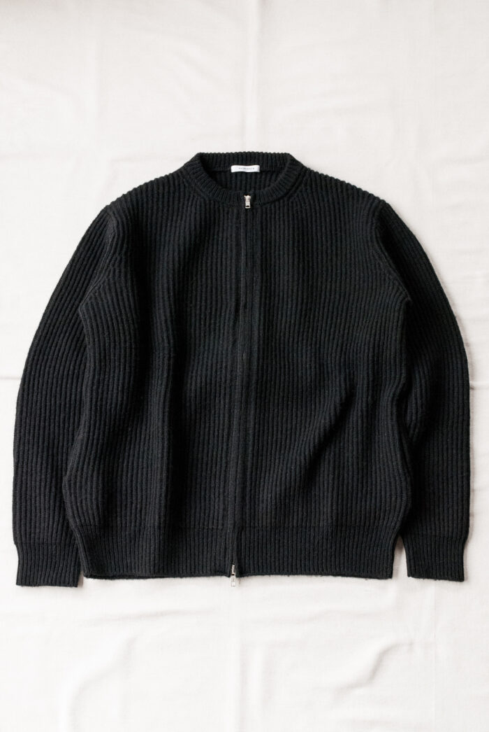 AN SPINNEN Zip Up Crew Neck Jacket