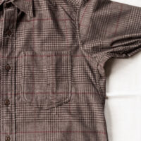 SASSAFRAS Diggin Shirt 21w Corduroy Check Brown
