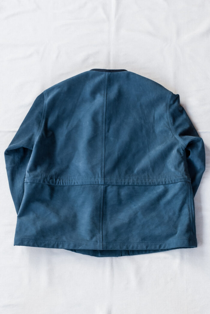 HOPPER’S BRUNCH Indigo Nubuck Leather Jacket