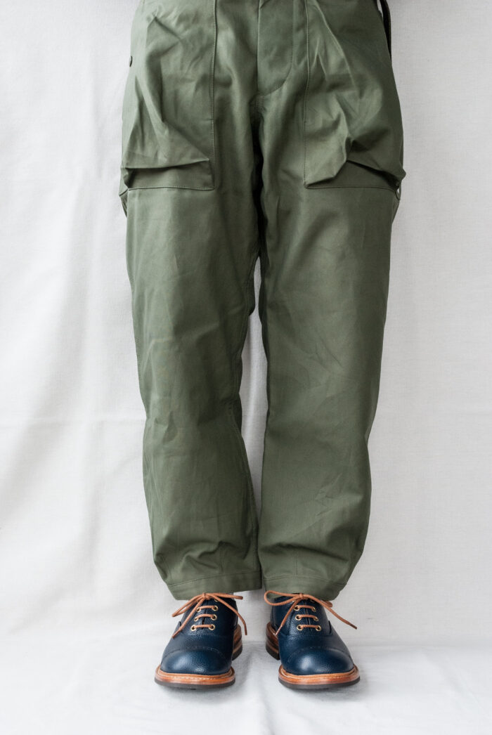 SASSAFRAS Digs Crew Pants 4/5 Cotton Duck Olive