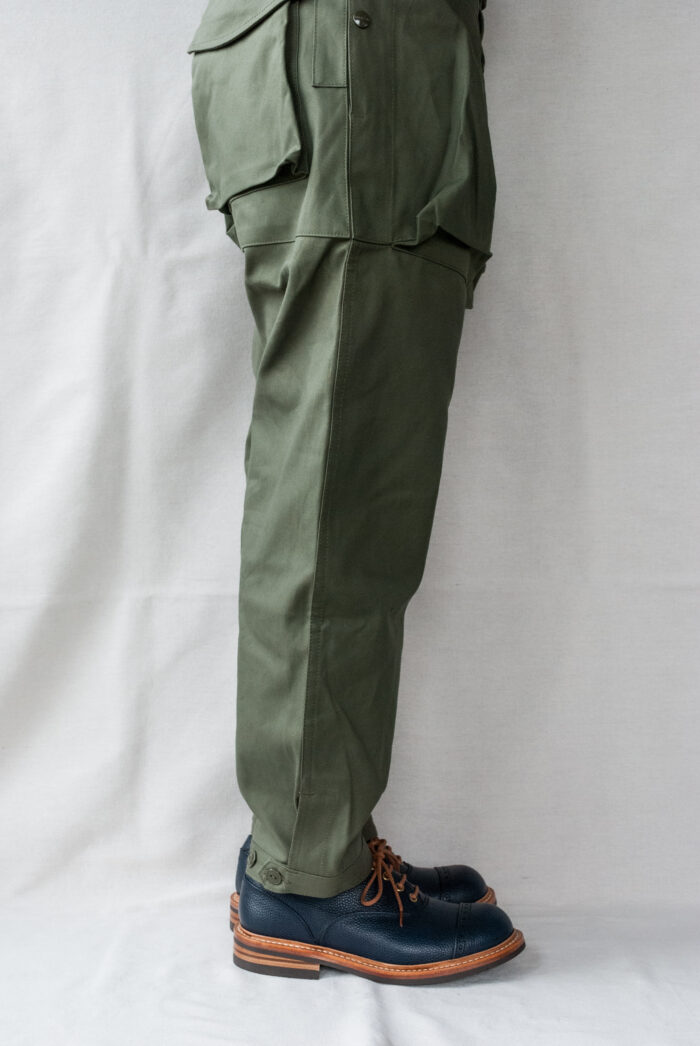 SASSAFRAS Digs Crew Pants 4/5 Cotton Duck Olive