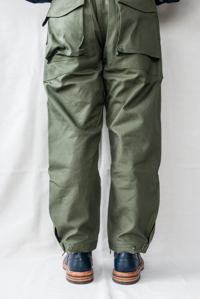 SASSAFRAS Digs Crew Pants 4/5 Cotton Duck Olive