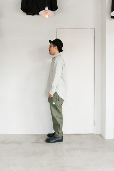 SASSAFRAS Digs Crew Pants 4/5 Cotton Duck Olive