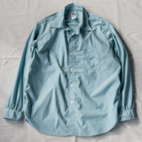 Post O'Alls No.1 Shirt MV Stripe Shirting Green | kado〔カド