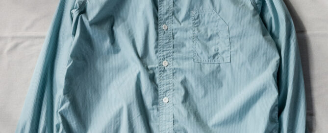 Post O’Alls No.1 Shirt MV Stripe Shirting Green