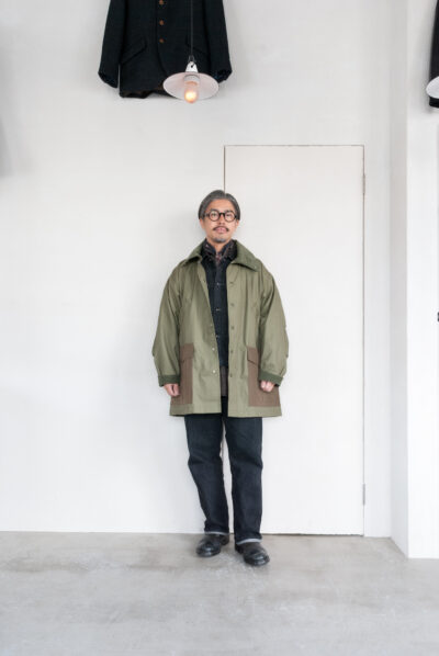 SASSAFRAS Botanical Scout Tube Coat C/N Oxford Olive