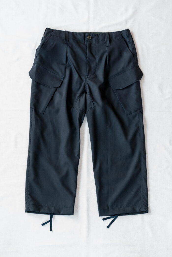 HOPPER’S BRUNCH HB-25S03 Wool Trouser Navy