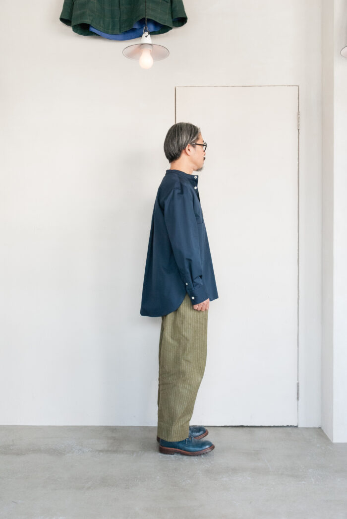 QUILP DUNN-25 Brisbane Moss Cotton Navy